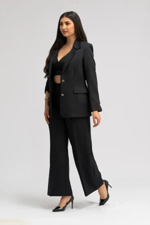 Ensemble tailleur noir 2 pièces
